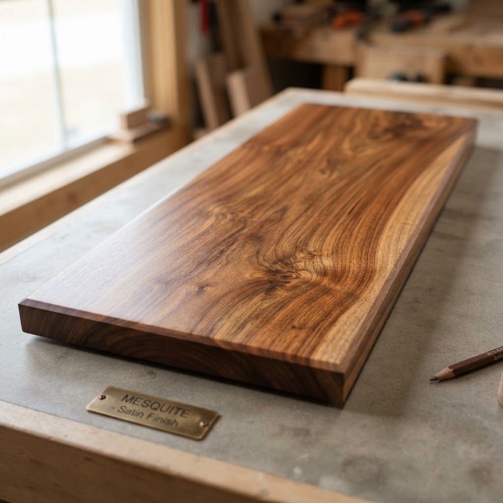 Mesquite finished surface
