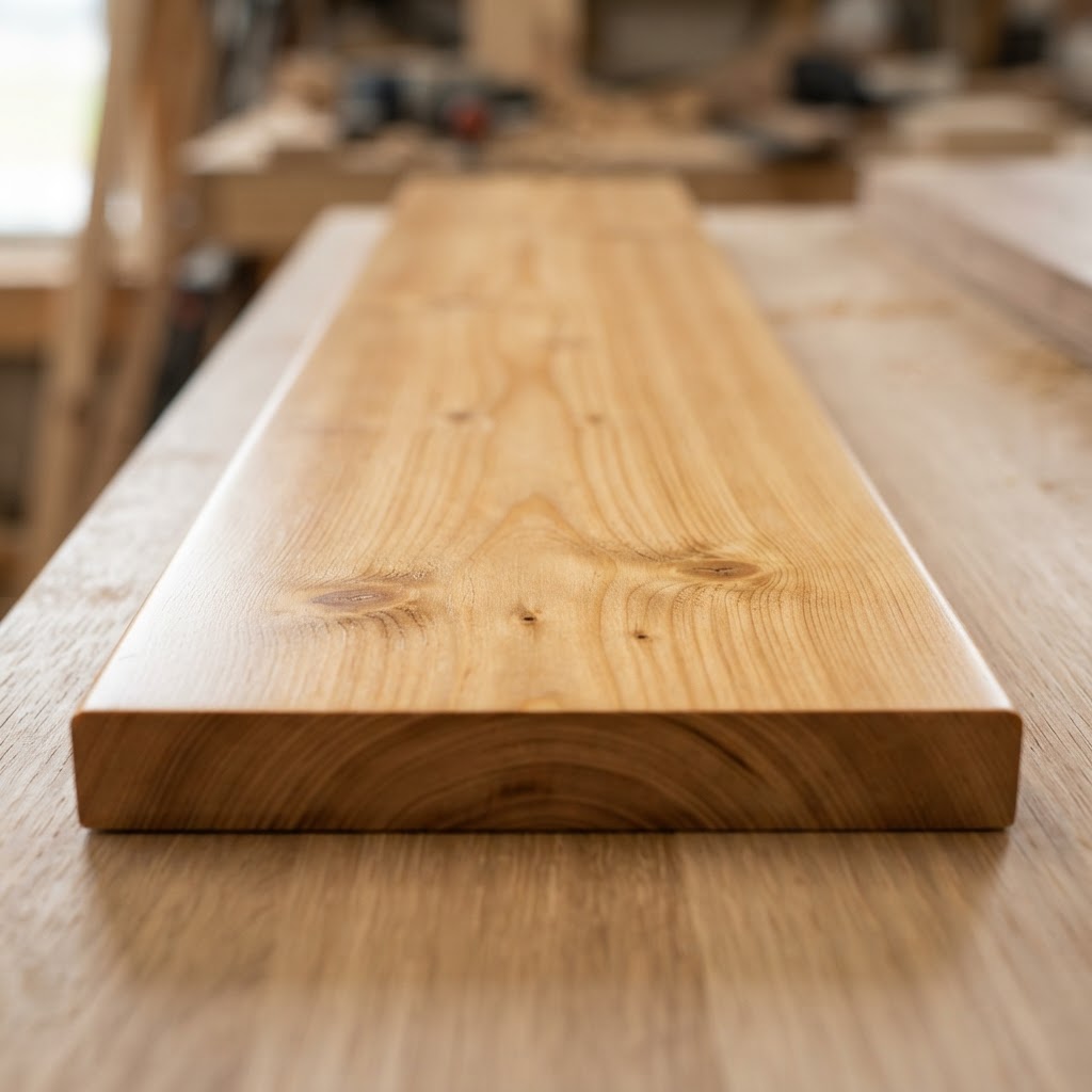 Spruce finished surface