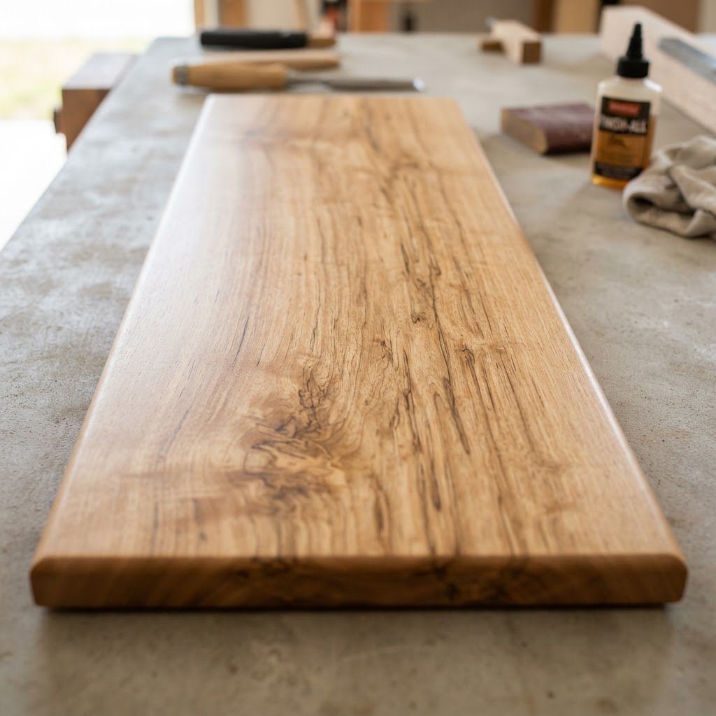 Hackberry finished surface