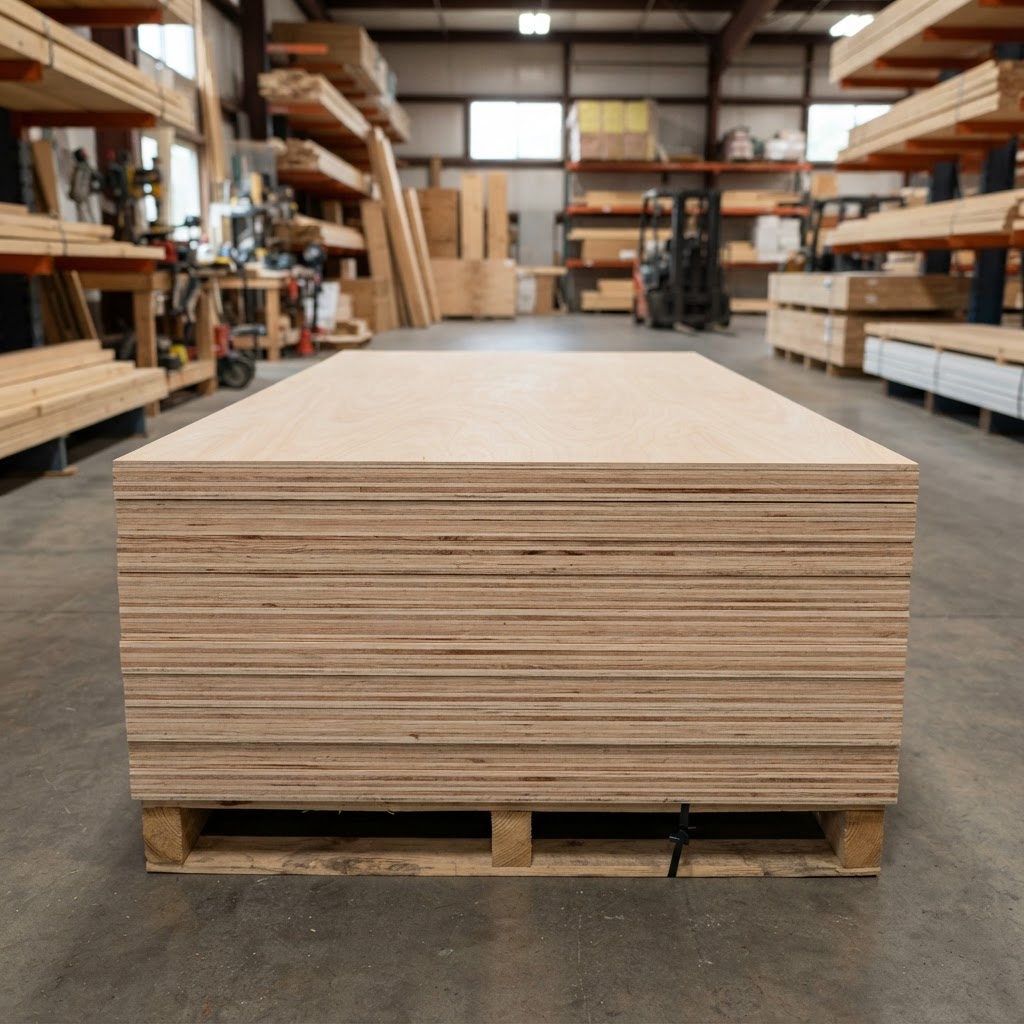 Hardwood Veneer Plywood - building material