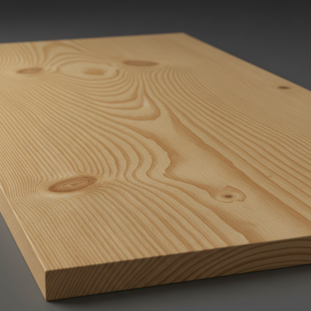 White Pine finished surface
