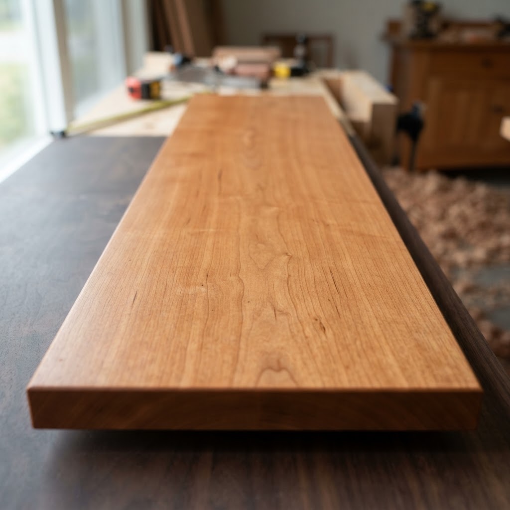 Clear Cherry finished surface