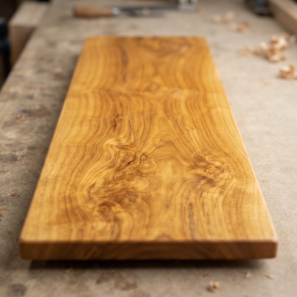 Mulberry finished surface