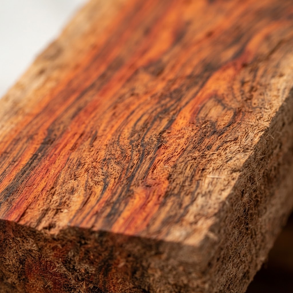 Padauk wood grain