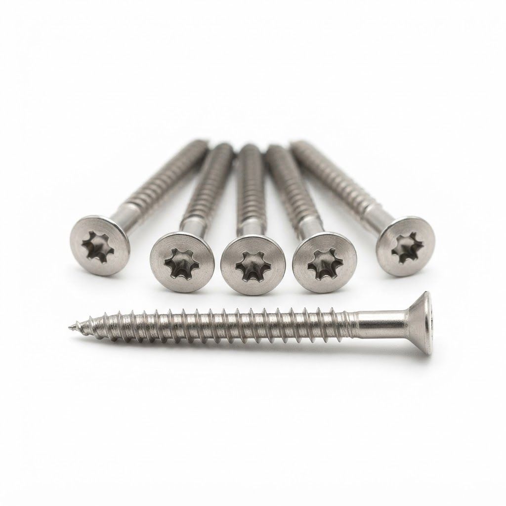 Representative image of #8x3-1/8" Stainless Steel Trim-Head Deck Screws — not the actual product photo