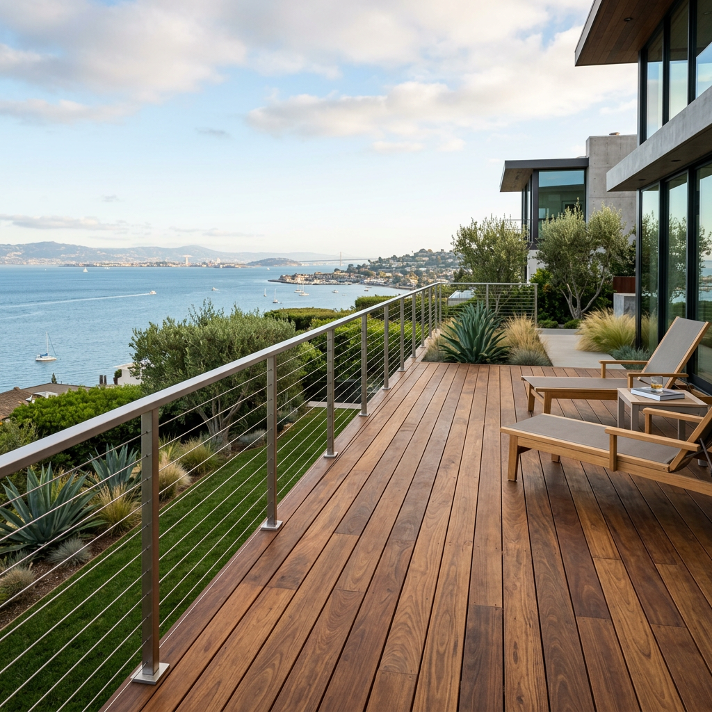 Best Railing Systems for Ipe and Hardwood Decks