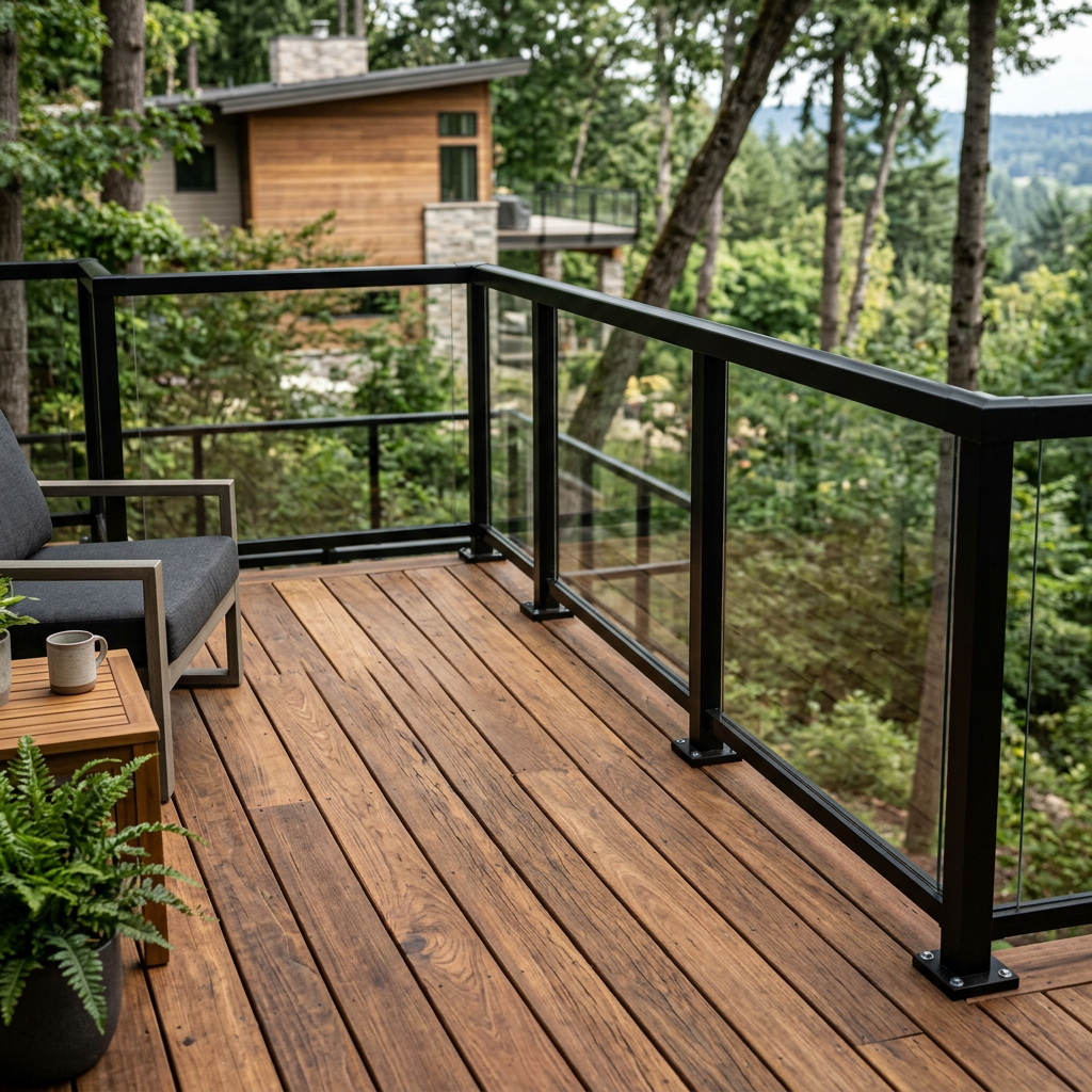 Aluminum Railing with Hardwood Decking: Installation Tips