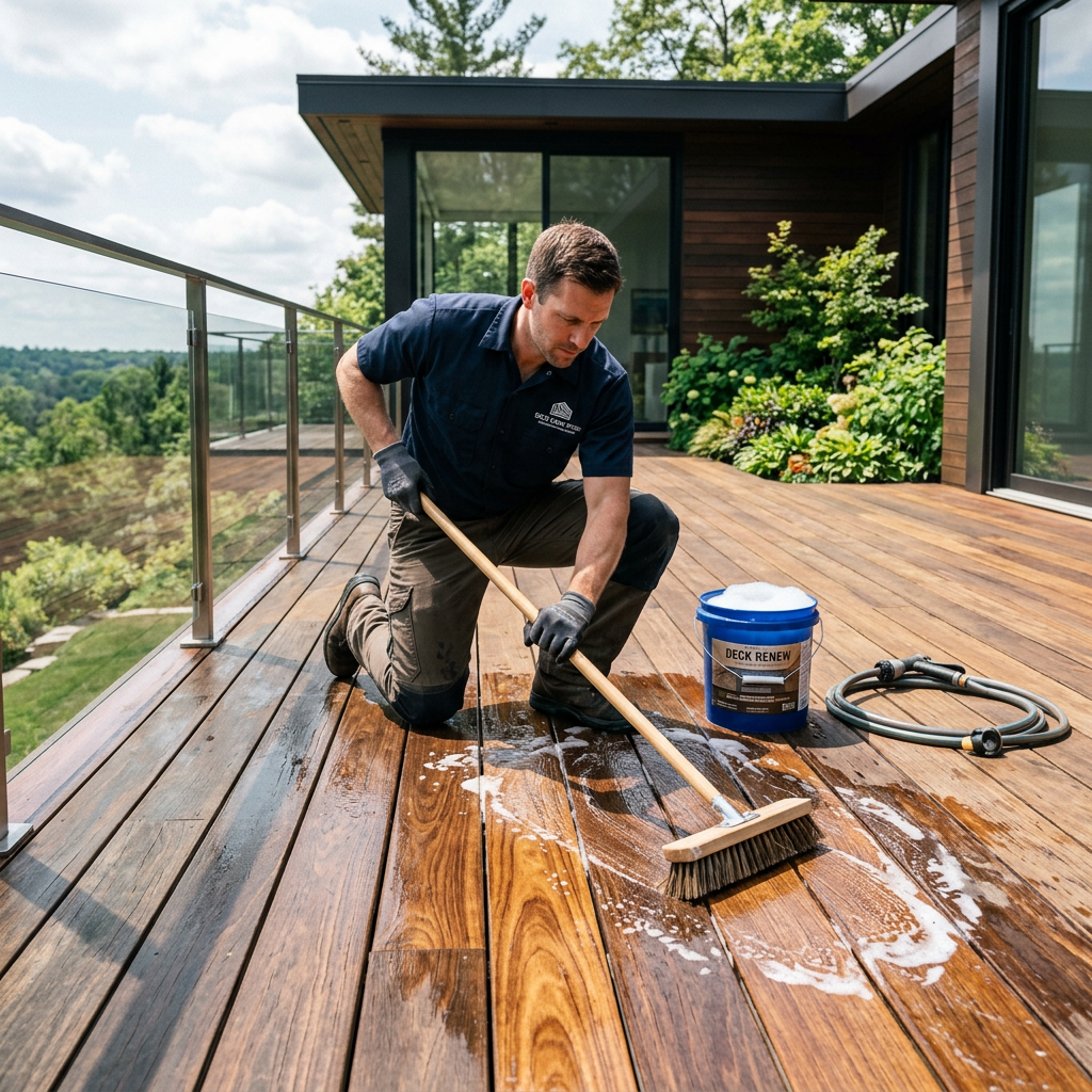 How to Clean Hardwood Decking Without Damaging the Wood