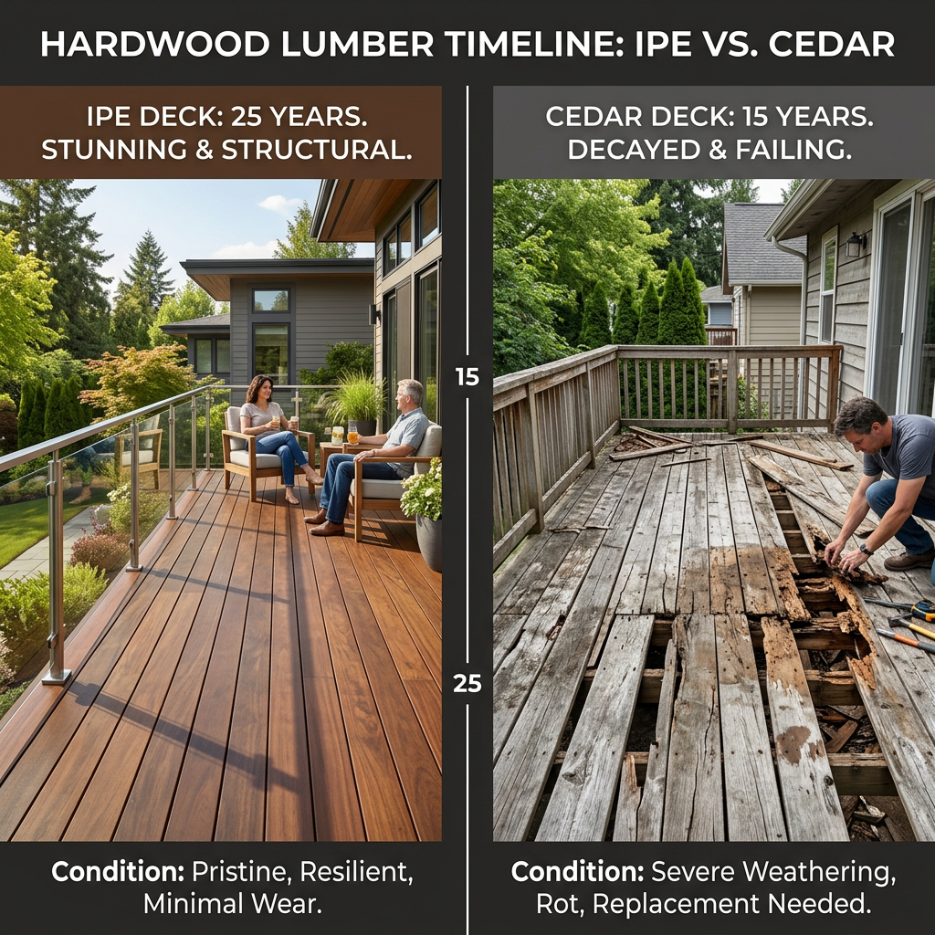 Hardwood vs Composite: The Real Maintenance Cost Comparison Over 20 Years