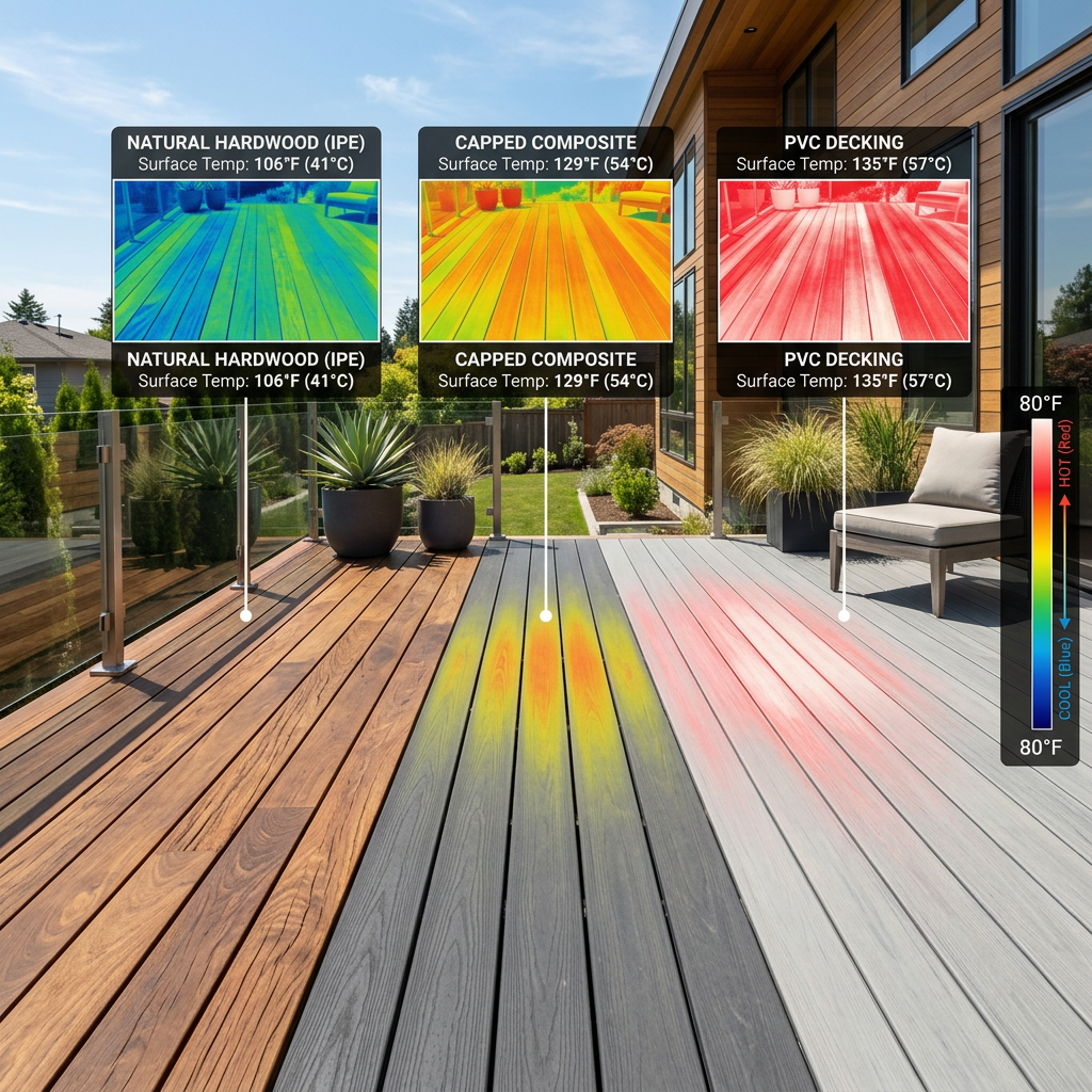 Deck Surface Temperature Comparison: A Comprehensive Guide