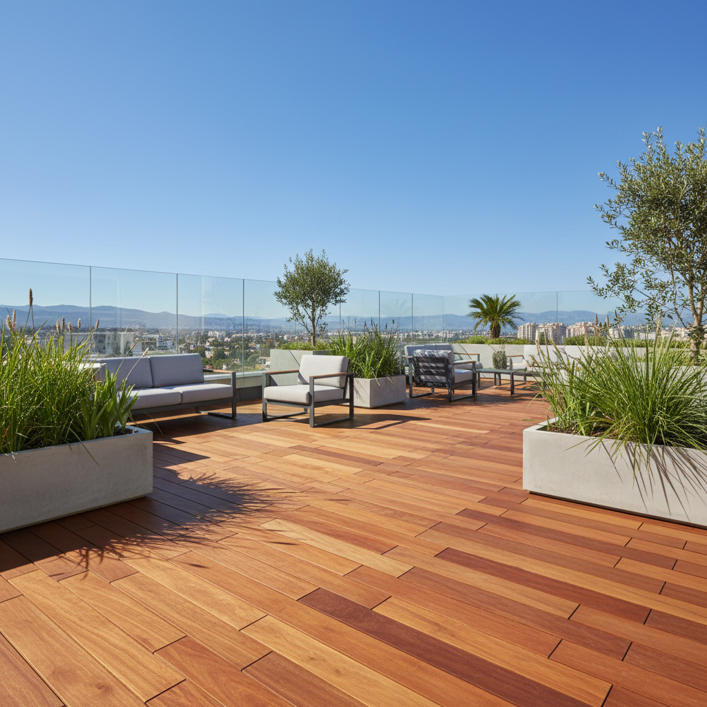 Ipe Deck Tiles for Rooftops, Balconies, and Patios: A Complete Guide