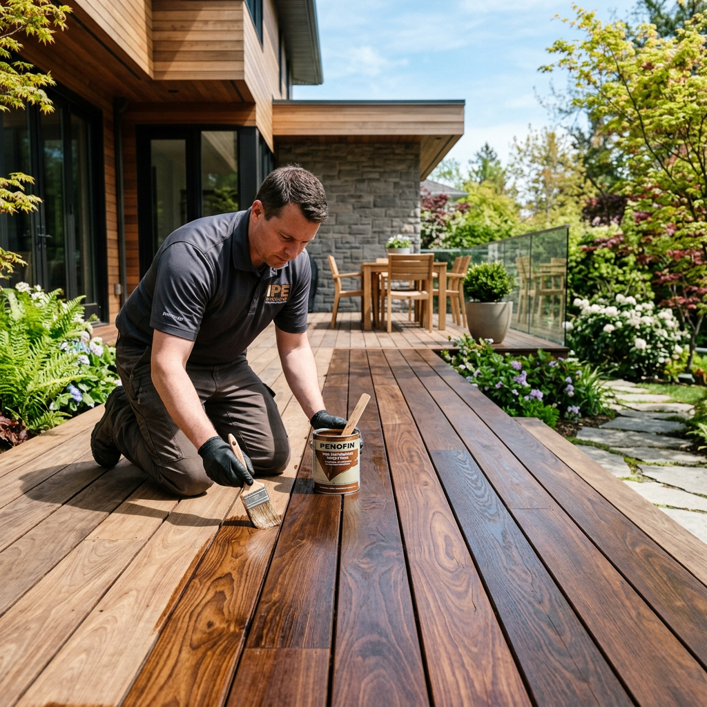 Spring Hardwood Deck Maintenance: How to Clean, Sand, and Oil Your Ipe or Exotic Wood Deck After Winter