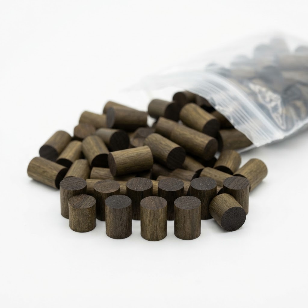 Representative image of Extreme Plug® Ribbed – Ipe, 100 Ct. by DeckWise — not the actual product photo
