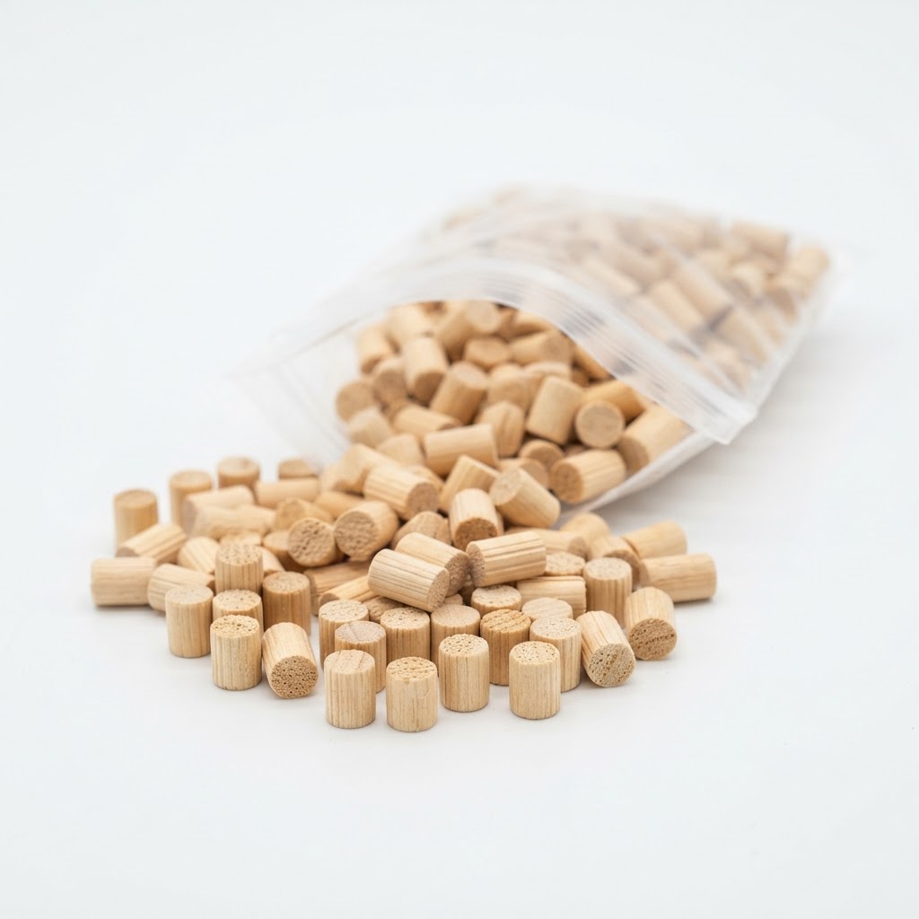 Representative image of Extreme Plug® Ribbed – Garapa, 350 Ct. by DeckWise — not the actual product photo