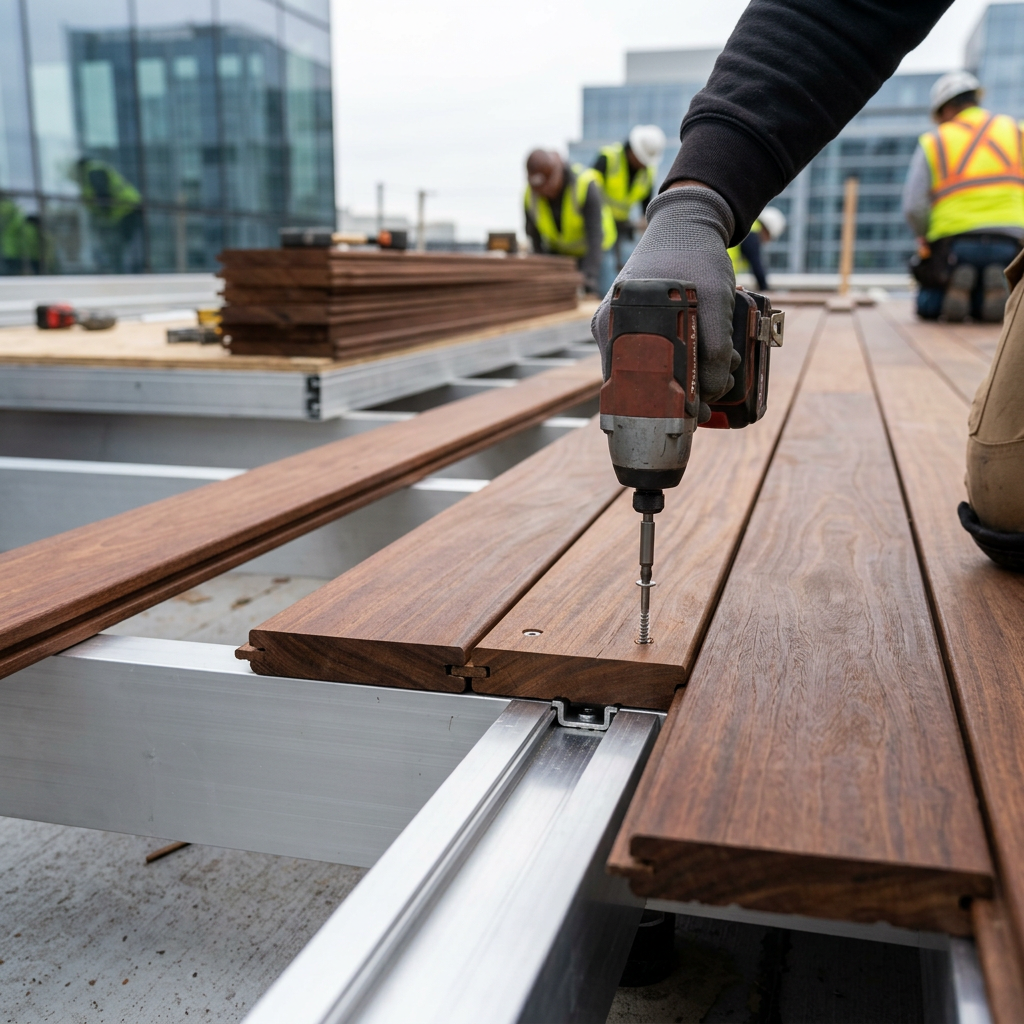 Can You Install Ipe Decking on Aluminum Framing?