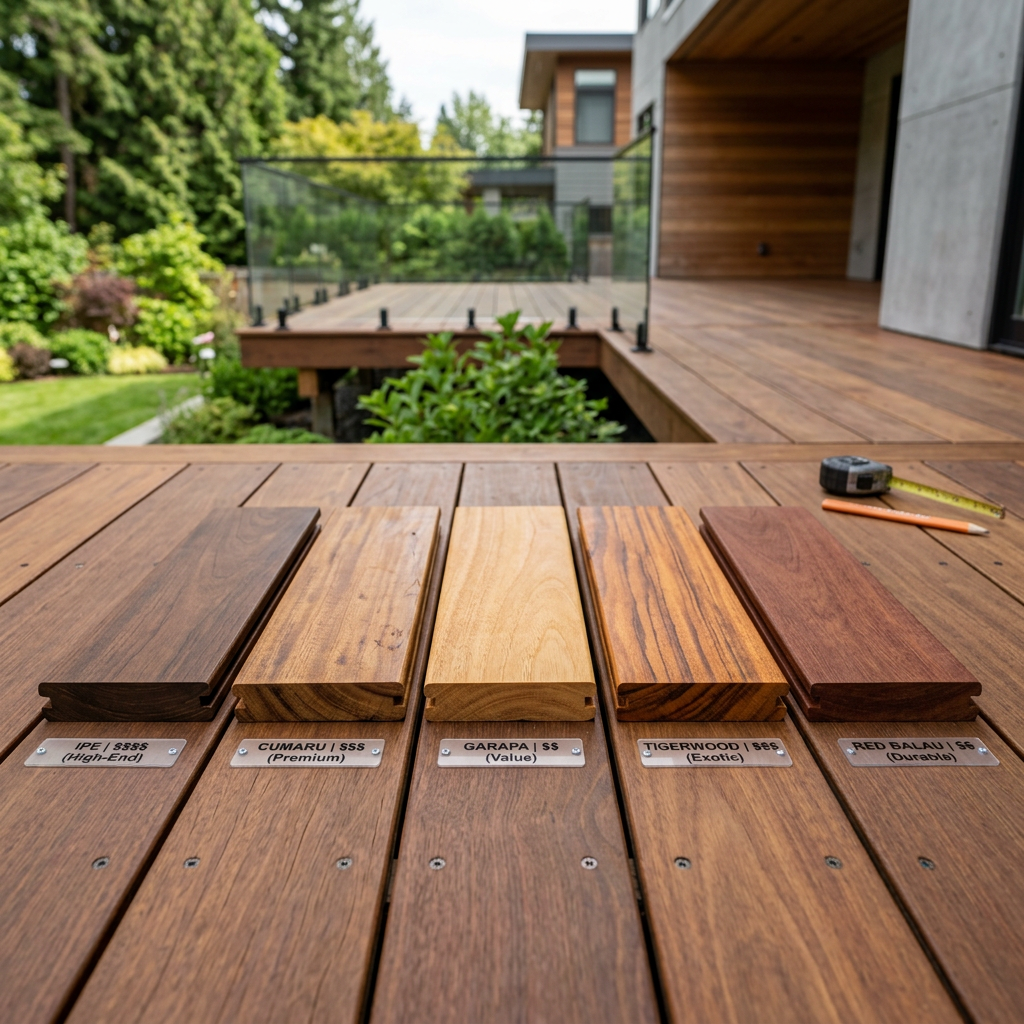 Hardwood Decking Cost Per Square Foot 2026: All Species Compared