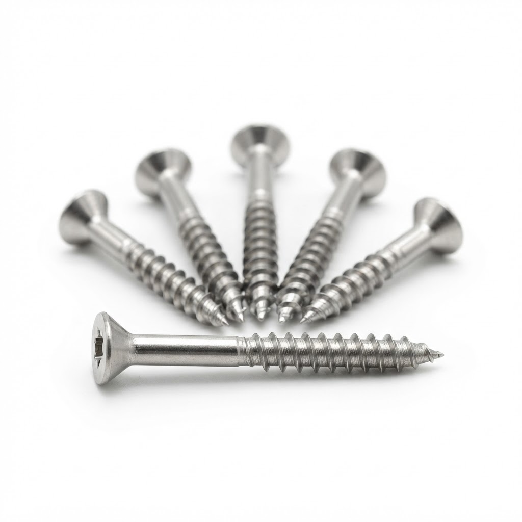 Representative image of #8x2" Stainless Steel Trim-Head Deck Screws — not the actual product photo