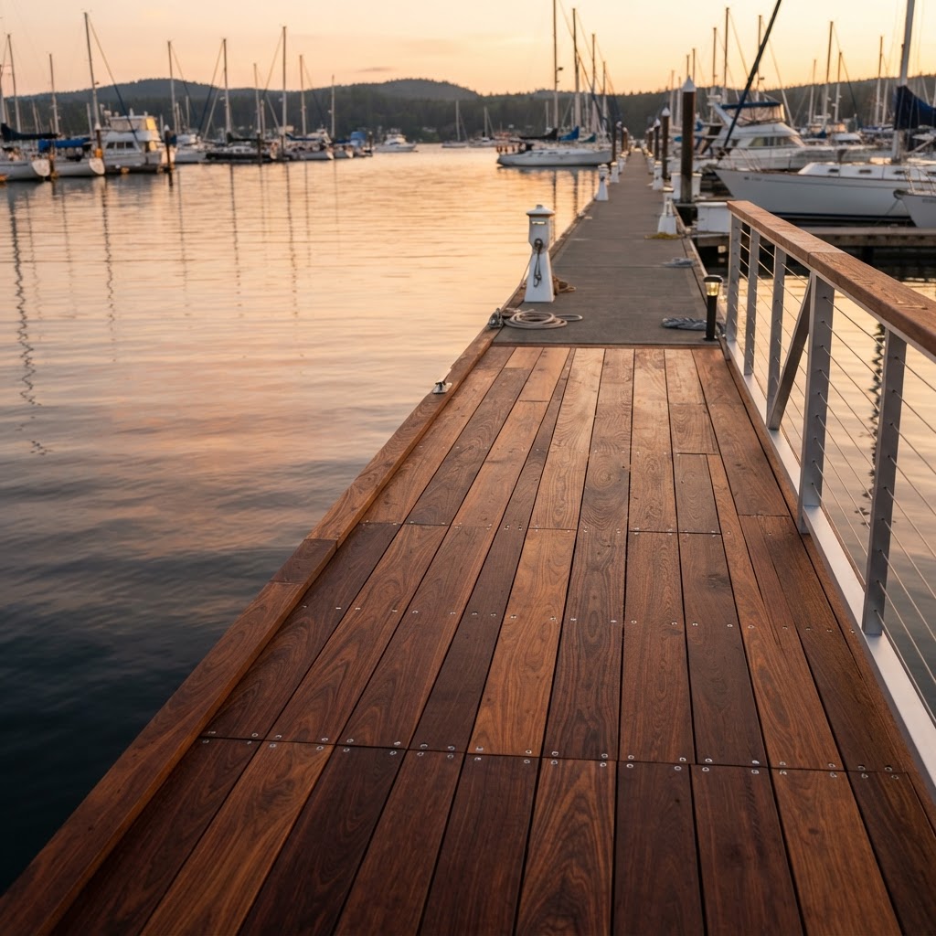 Ipe Wood Dock Decking: Marine Applications & Durability