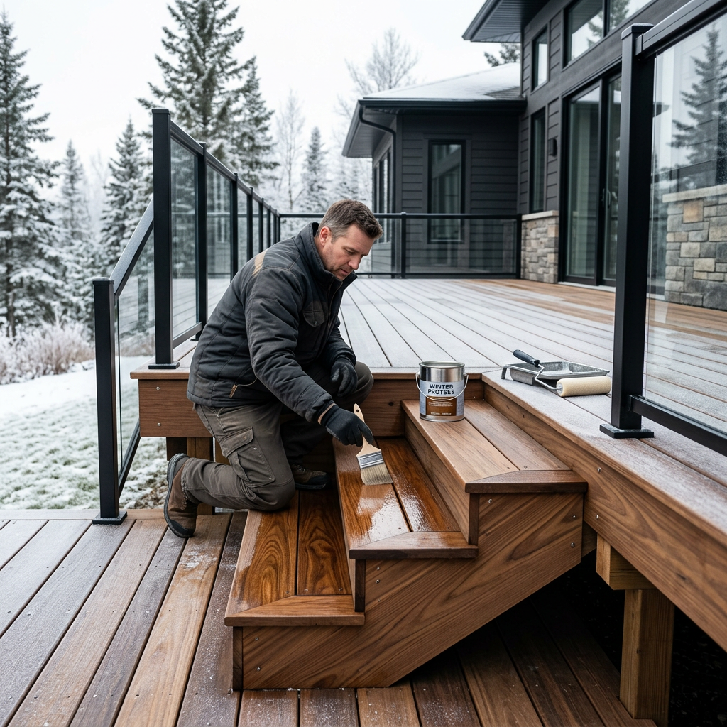 How to Prevent Ice Damage on Deck Boards and Stairs