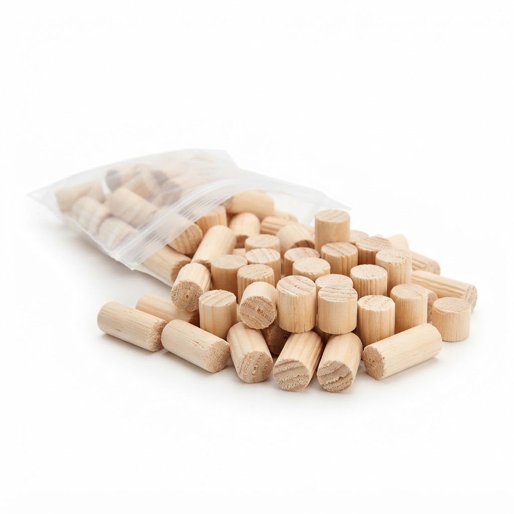 Representative image of ThermoPlug™ Smooth – Pine, 1750 Ct. by DeckWise — not the actual product photo