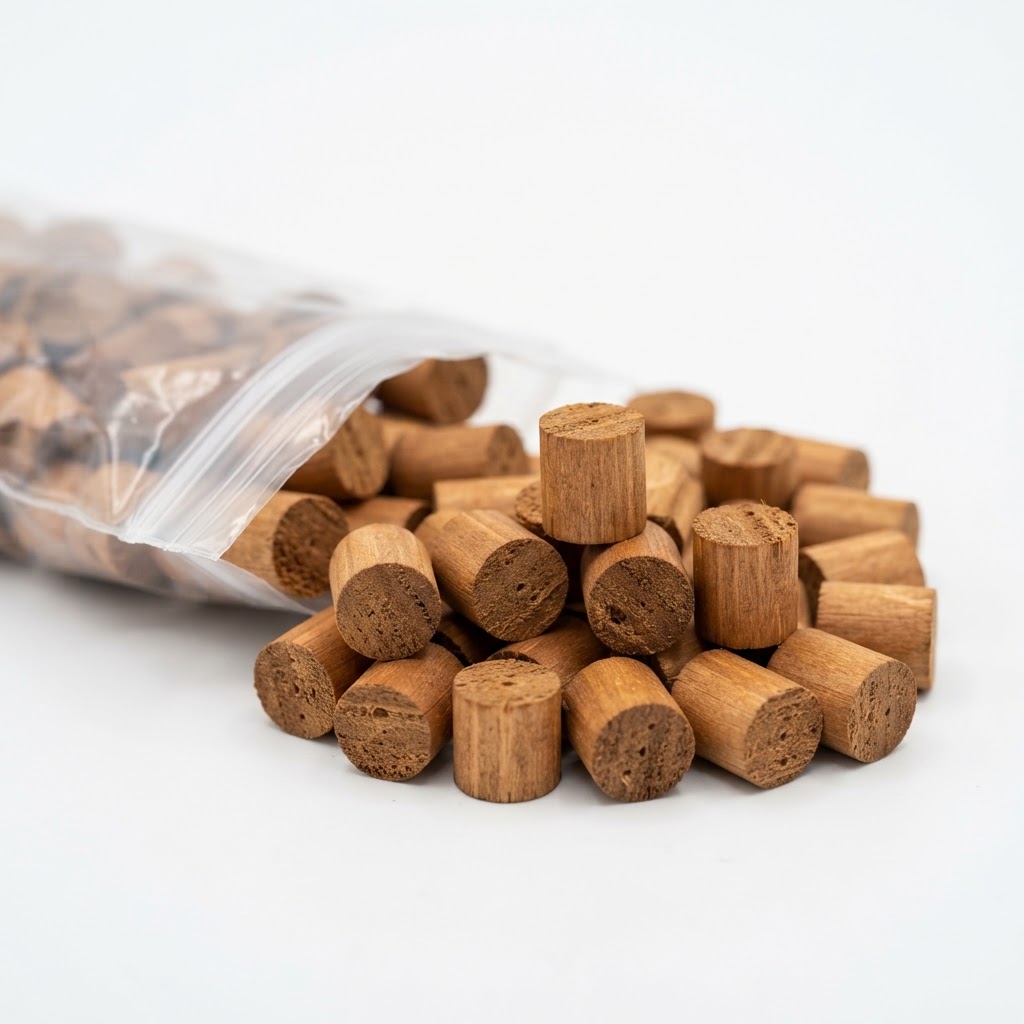 Representative image of Wood Plug Starter Pack – Thermo Pine, 25 Ct. by DeckWise — not the actual product photo
