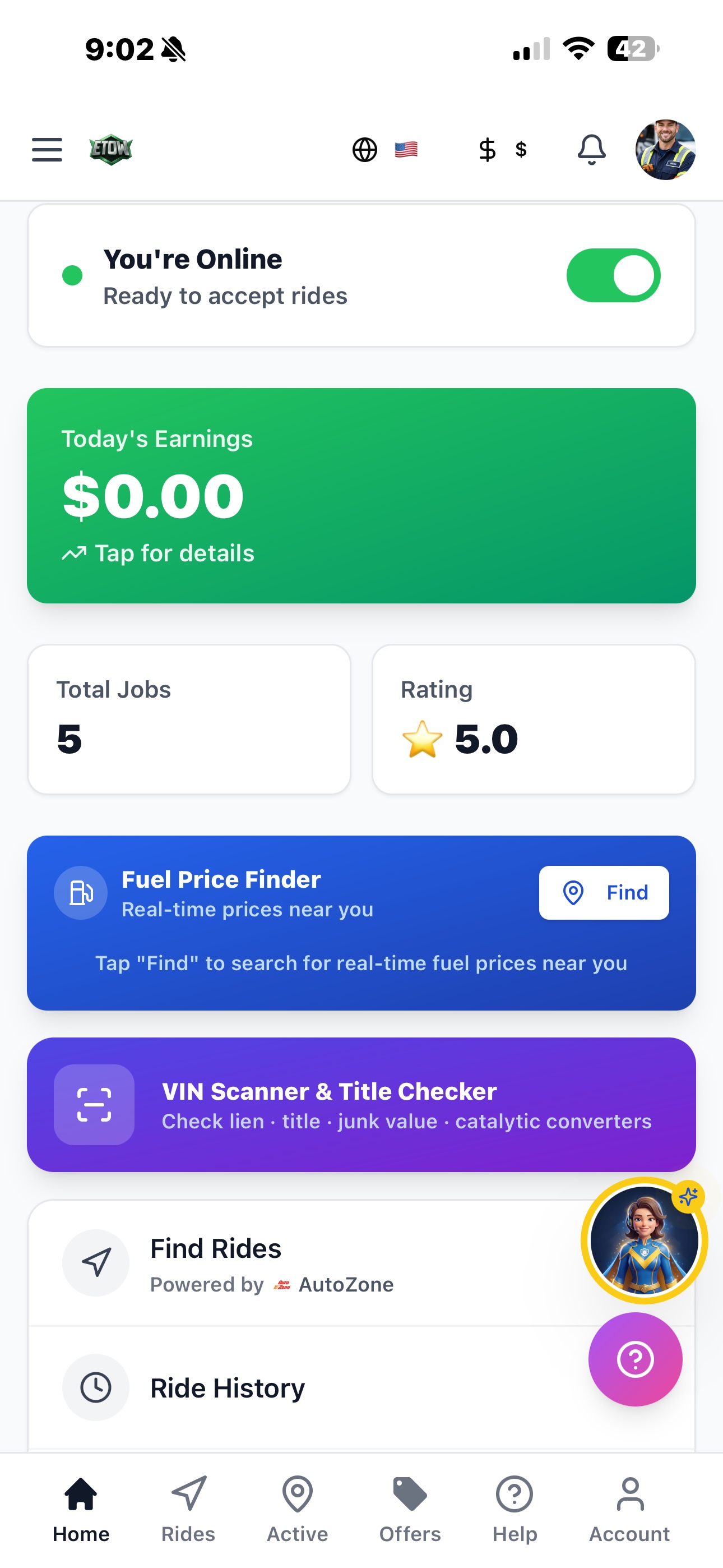 Driver Dashboard