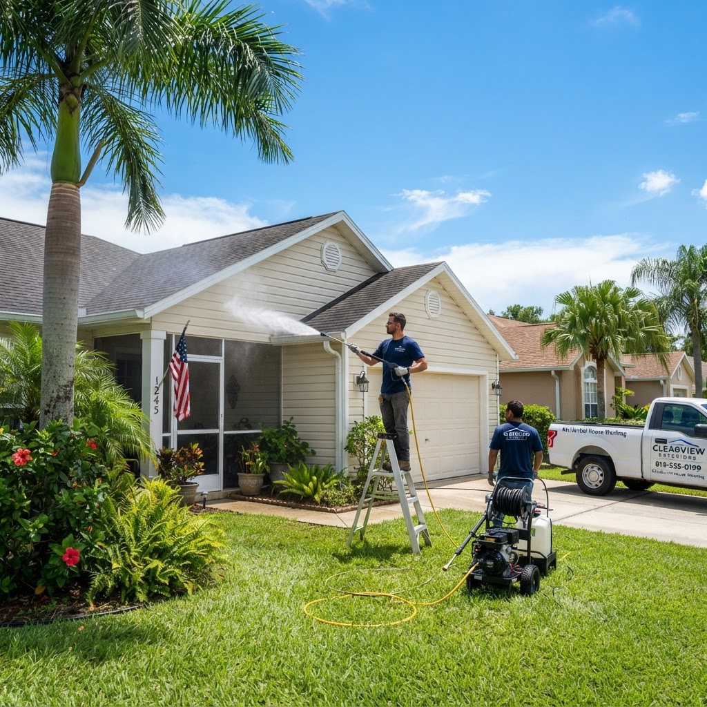 Why Professional House Washing Matters in North Fort Myers