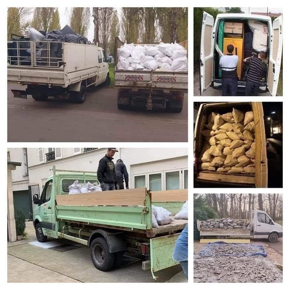 Mutări, debarasare gunoi de șantier și livrare materiale - Paris Île-de-France