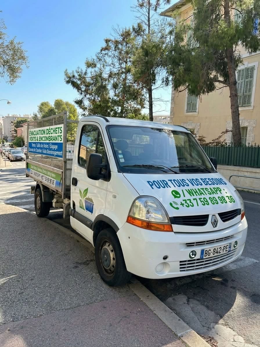 Servicii grădină, curățenie, evacuare și transport în Nisa și Coasta de Azur