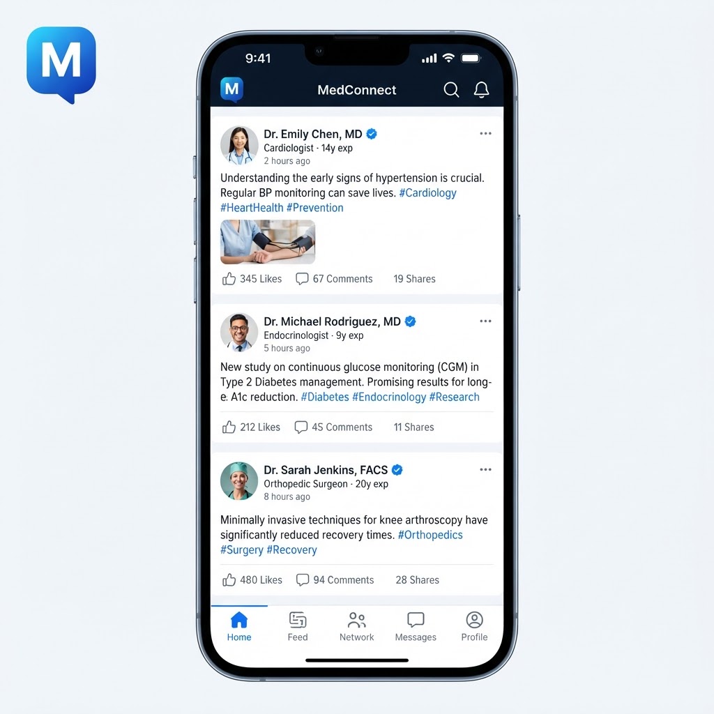 Medgram community feed