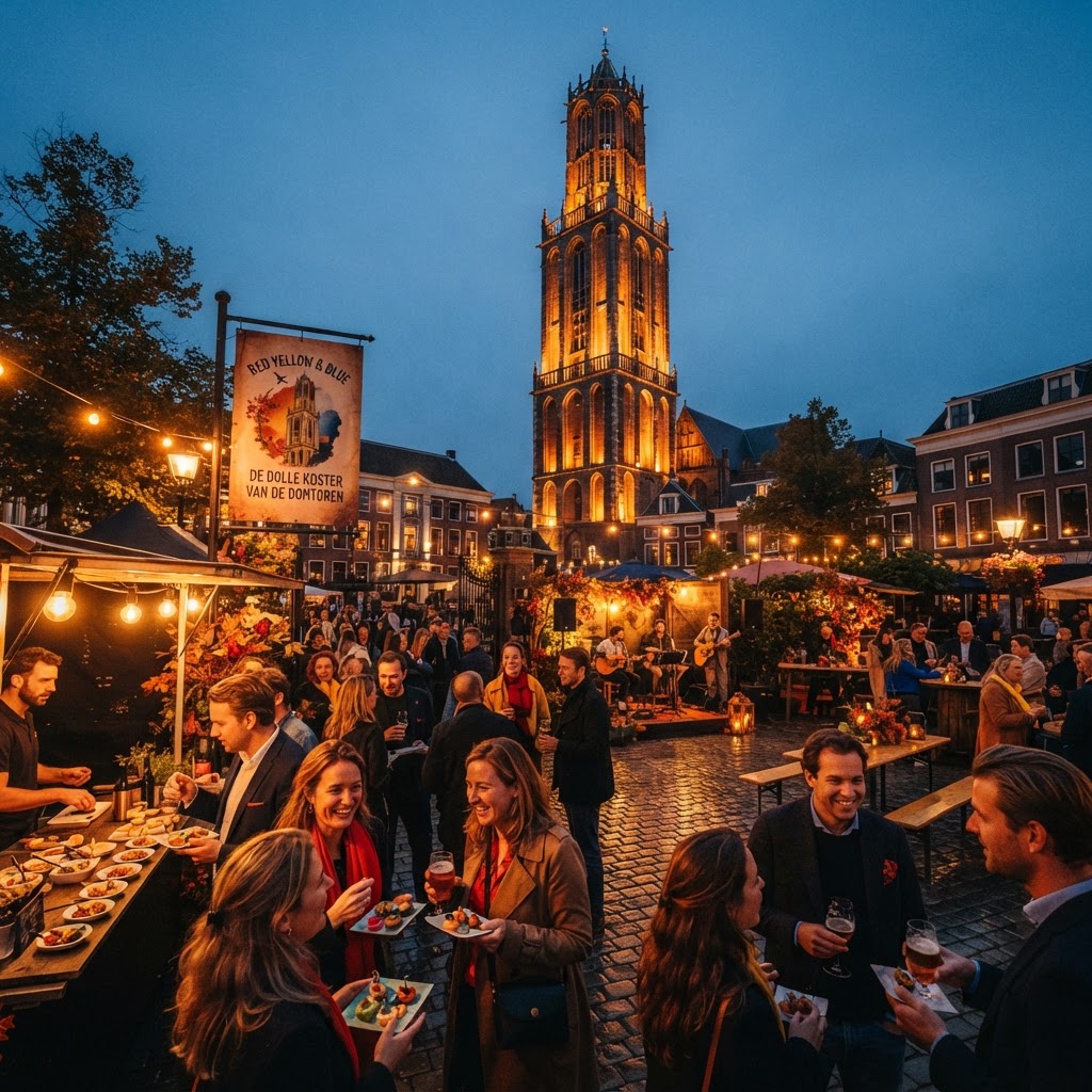 Red Yellow & Blue: De Dolle Koster van de Domtoren in Utrecht + eten bij Desi & Dutch