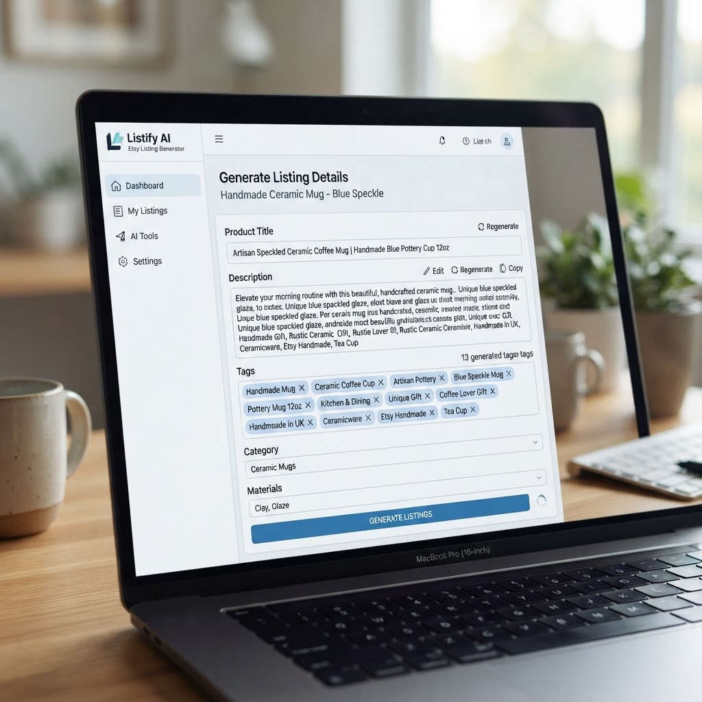 How to Use AI to Generate Etsy Titles Descriptions and Tags