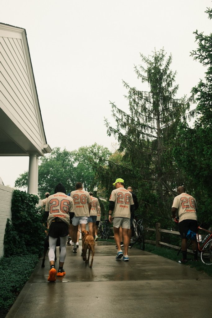 The crew on the run