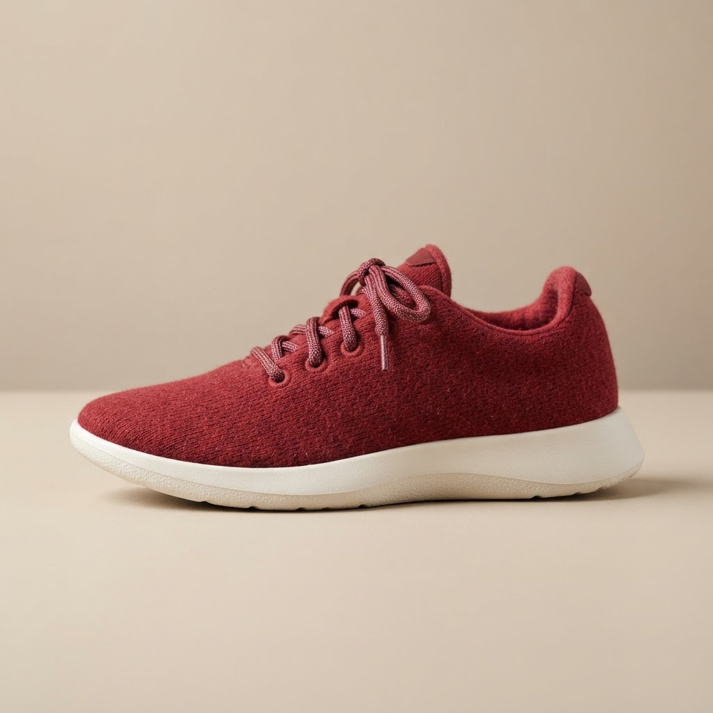 Merino wool running shoe