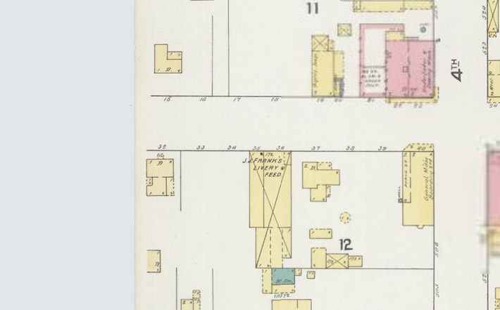 1892 Sanborn map