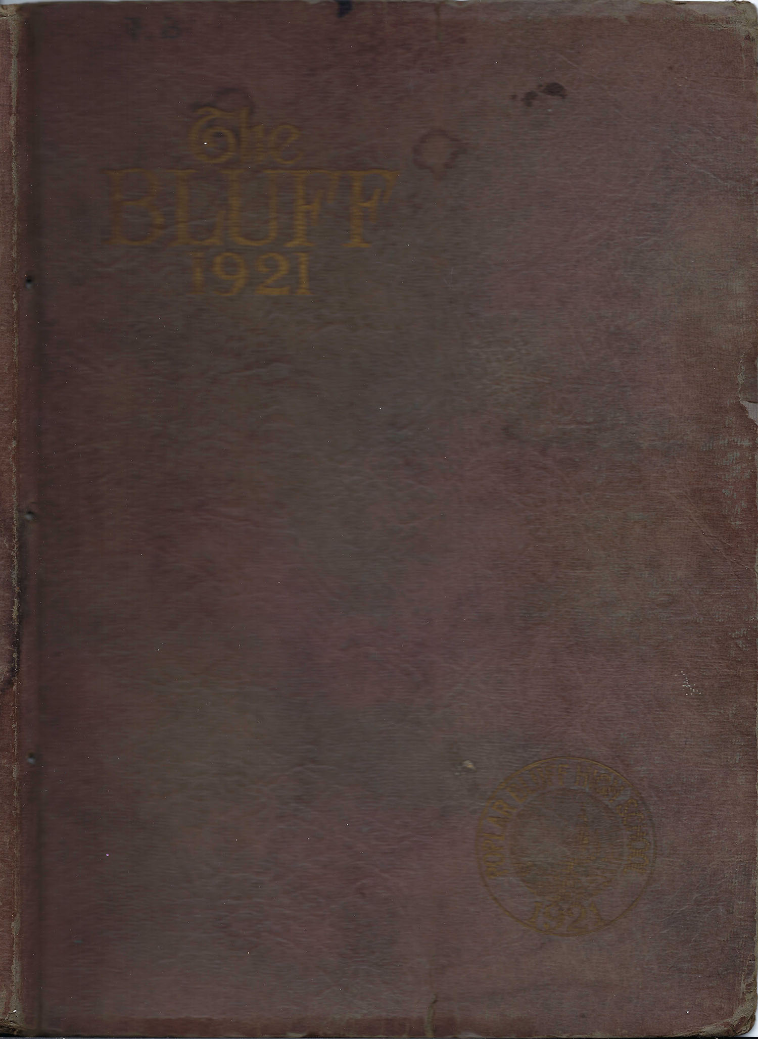 The Bluff 1921 cover