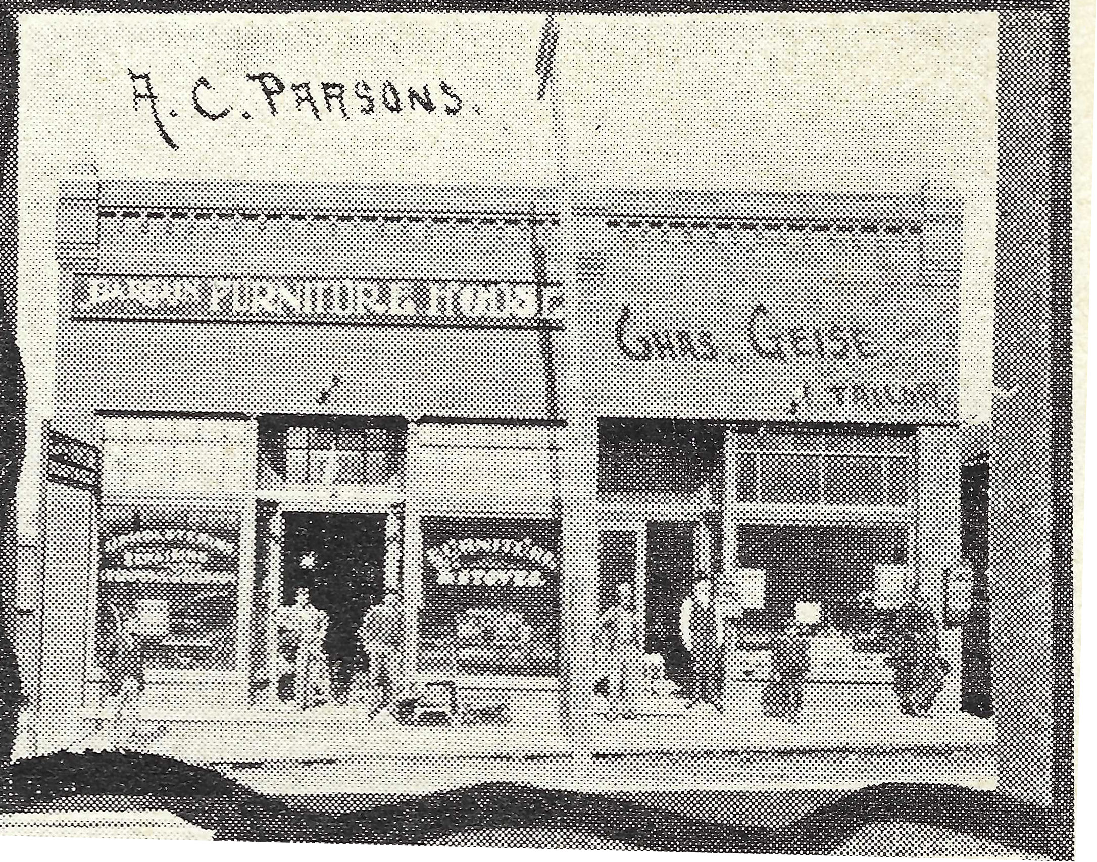 Historic Charles Giese Tailoring Shop in Poplar Bluff, Missouri - historic photograph 2