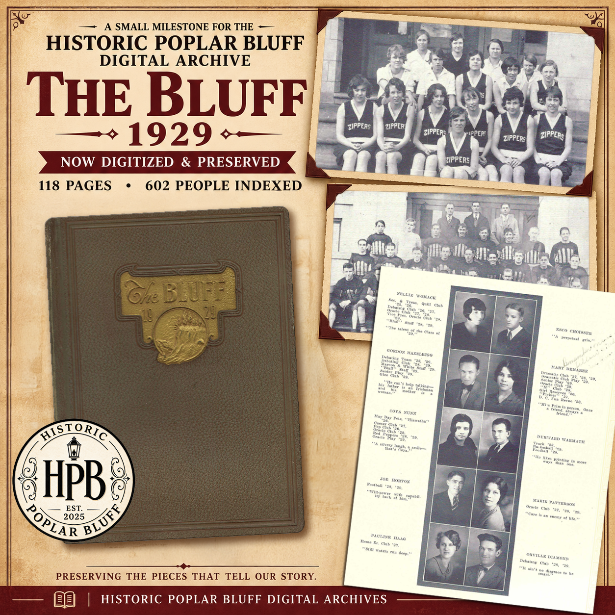 Building the Poplar Bluff High School Yearbook Archive