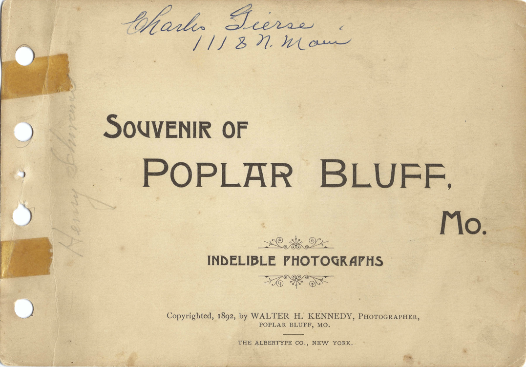 Souvenir of Poplar Bluff, Mo.