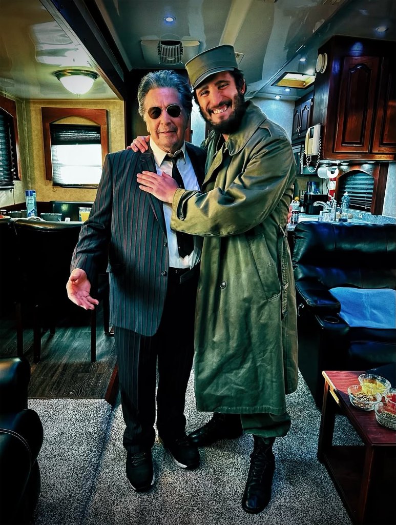 Al Pacino & Diego Boneta in costume — Killing Castro BTS