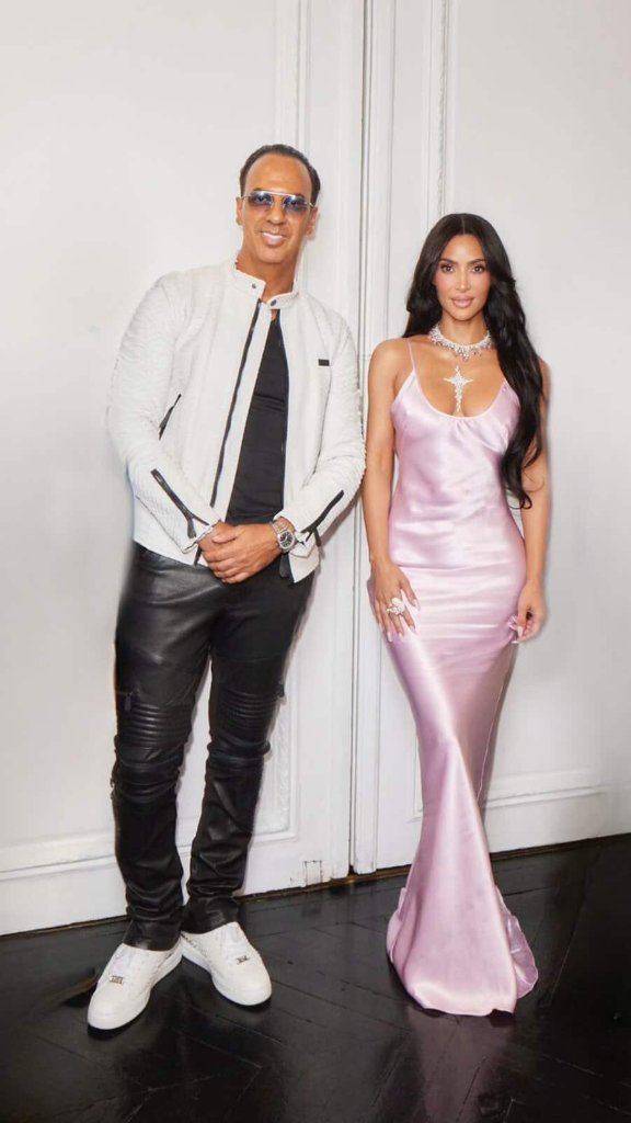 With Kim Kardashian