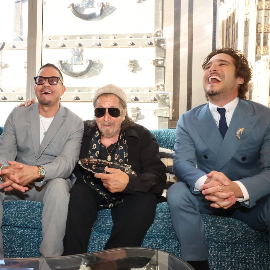 Eif Rivera, Al Pacino & Diego Boneta — Tribeca