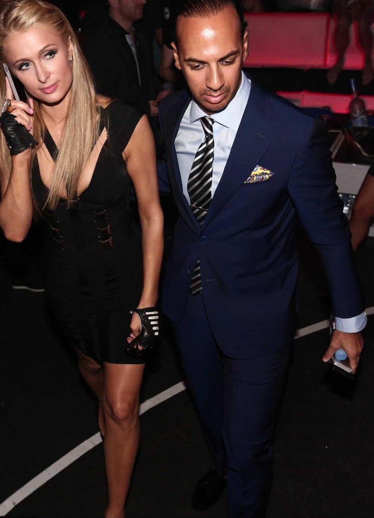 Mani Nordine with Paris Hilton