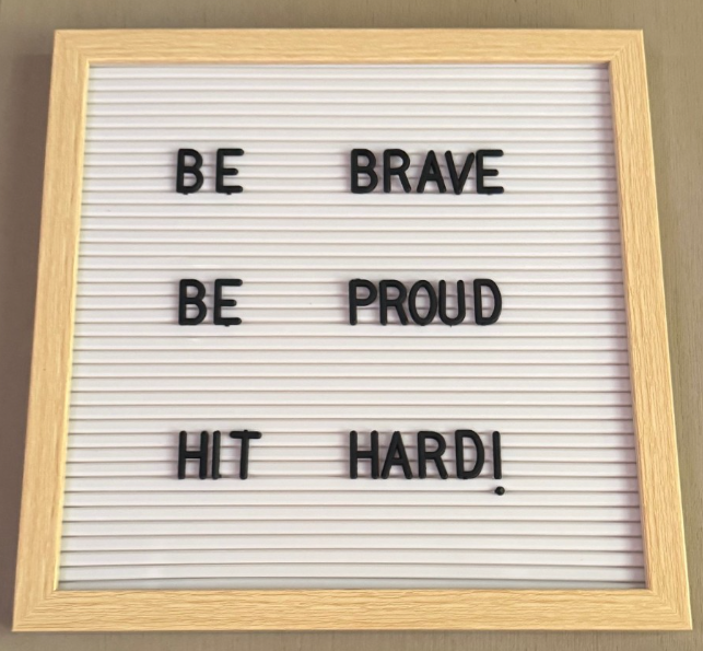 Own Your Words Frame