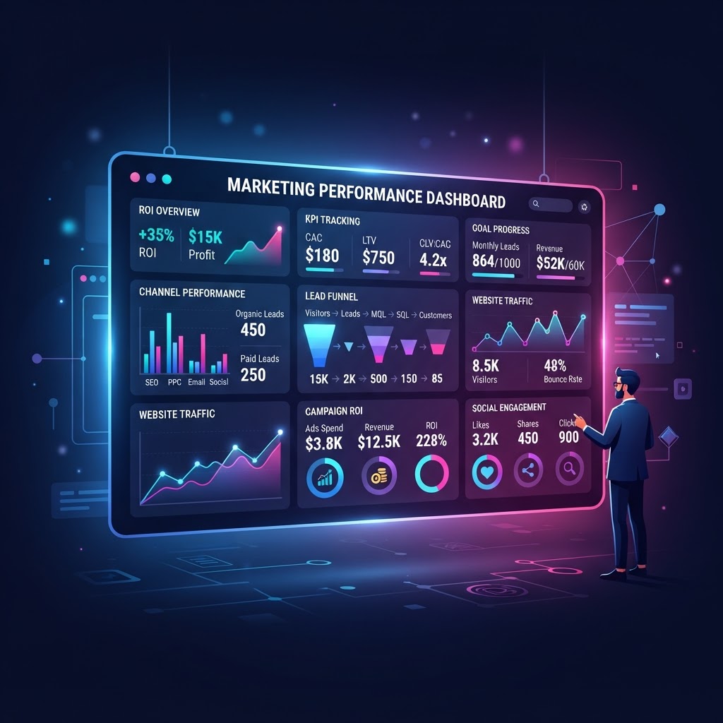 Building a Marketing Dashboard for Data-Driven Small Business Decisions