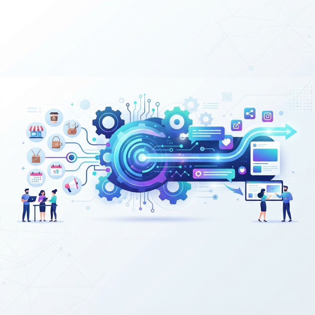 How to Automate Social Media posts for a small business