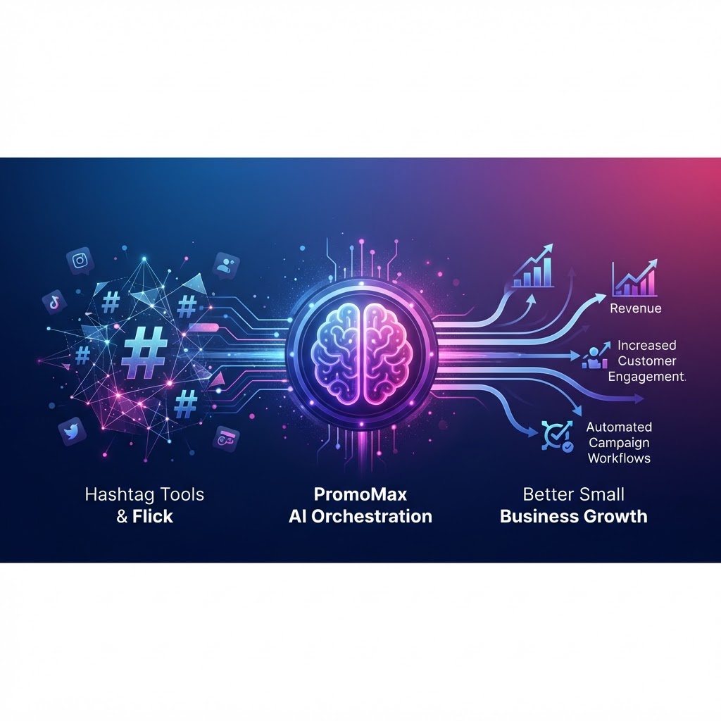 PromoMax vs Flick: Transitioning from Hashtags to Full AI Orchestration — PromoMax vs Flick AI orchestration vs hashtag tools
