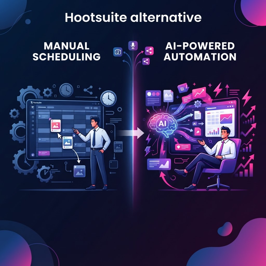 PromoMax vs Hootsuite: Full Automation vs Manual Scheduling