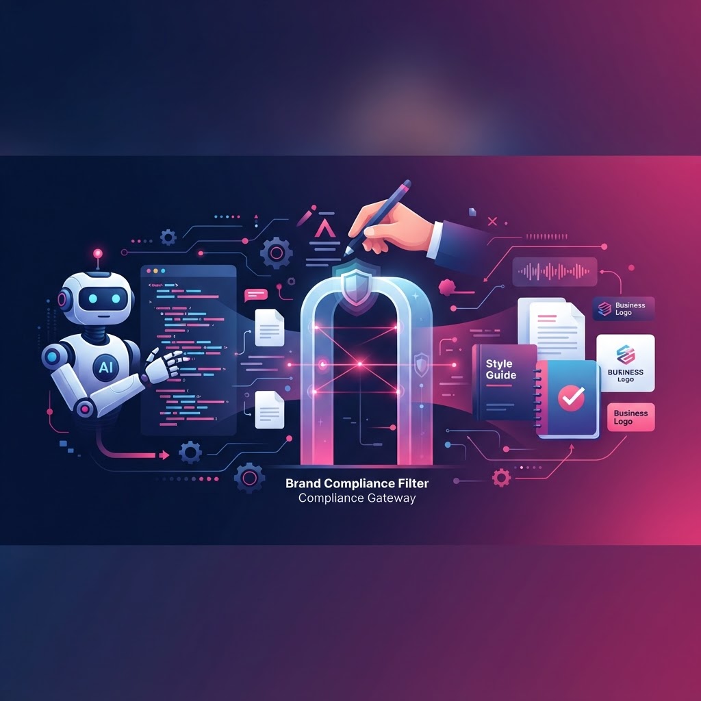 How do I ensure my AI-generated content meets brand compliance standards?