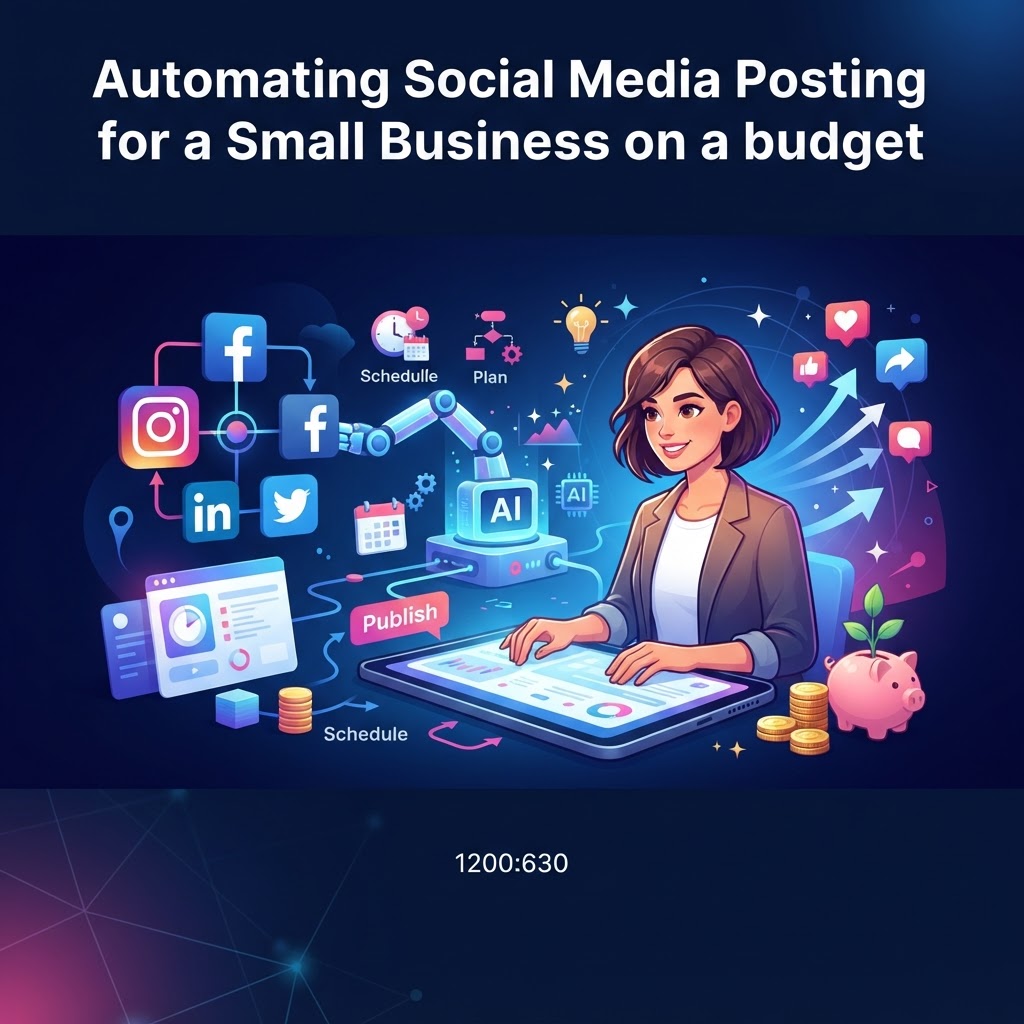How to Automate Social Media posting for a small business on a budget?
